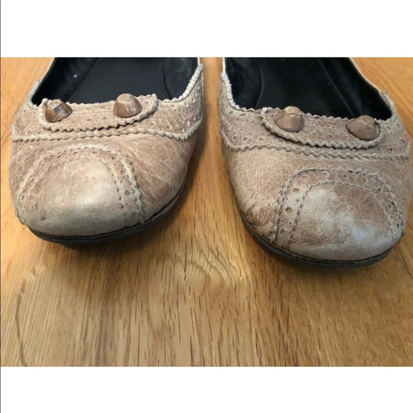 BALENCIAGA STUDDED ARENA BALLET FLATS Size 38 - Picture 3 of 6